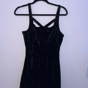 Forever 21 Black Velvet Top